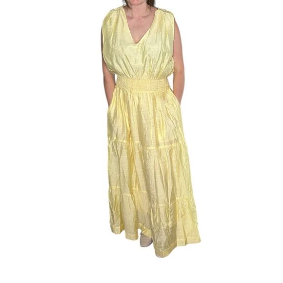 Refinity Dresses & Skirts - REFINITY Limoncello Yellow Dress Sweetly Tiered Maxi Dress Women's NWT S US 16